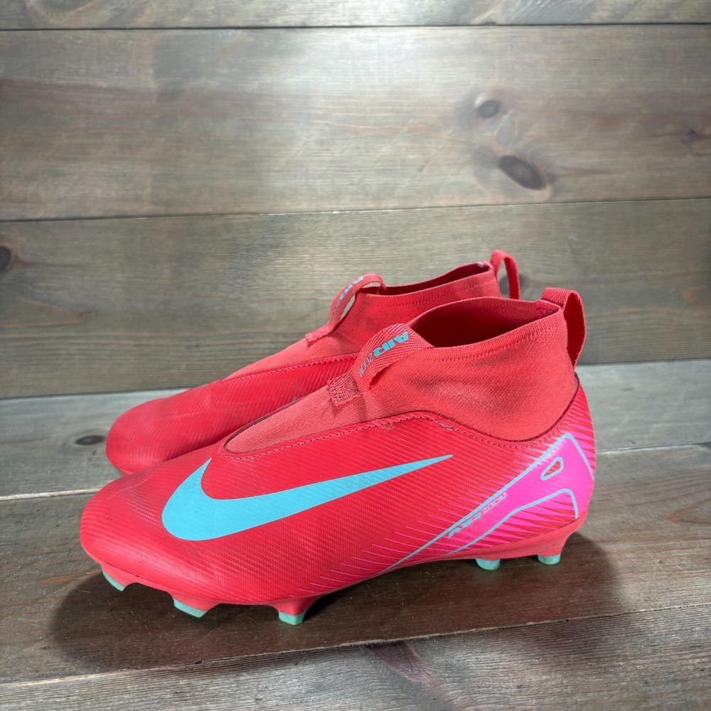 Nike Mercurial Superfly 10 kids size 2Y shoes Red Academy Youth soccer cleats